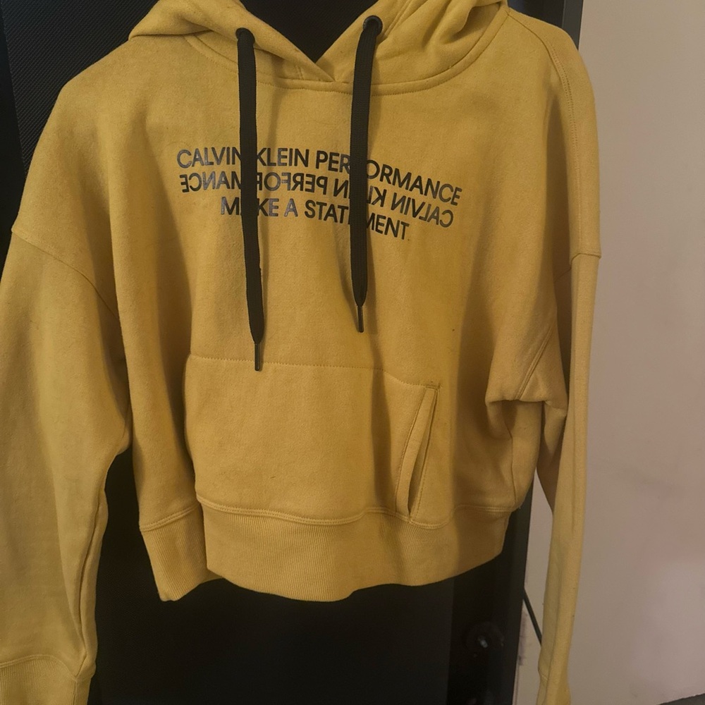 Calvin Klein Performance Yellow Hoodie